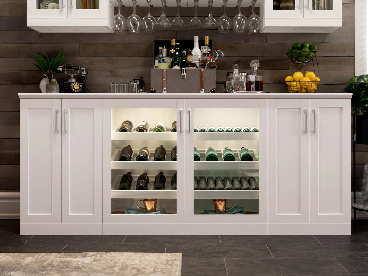 5 Piece Wine and Bar Cabinet Set W112