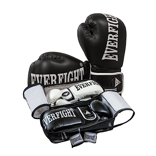 Boxing Gloves Set with Wraps & Carrying Bag, 10-16 oz I242488