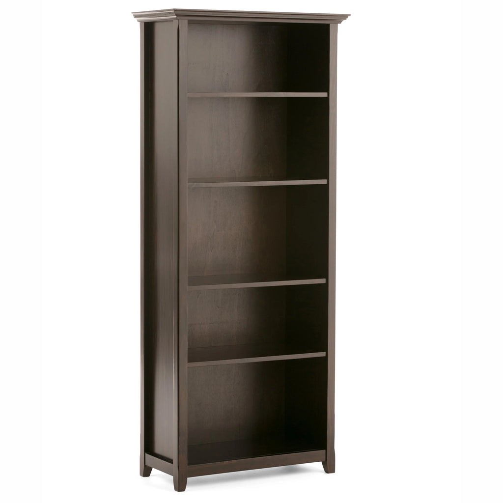 Solid Wood 5-shelf Bookcase H633