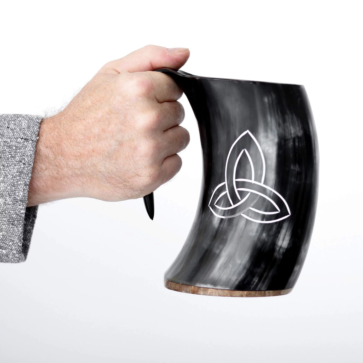 Viking Drinking Tankard with Leather Strap 600 ML T119331