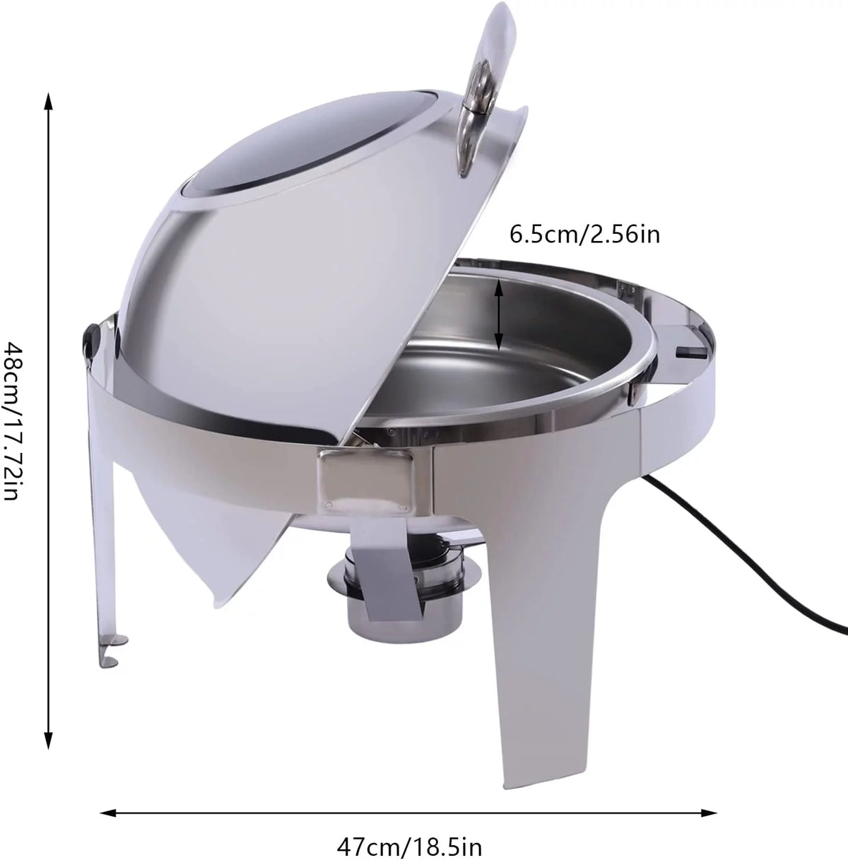 6L Stainless Steel Chafing Dish Set Q366