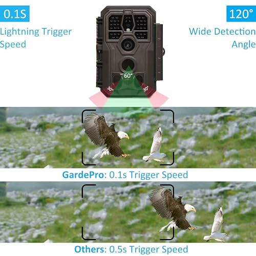 48MP 1296p Night Vision Waterproof Trail Camera I744873