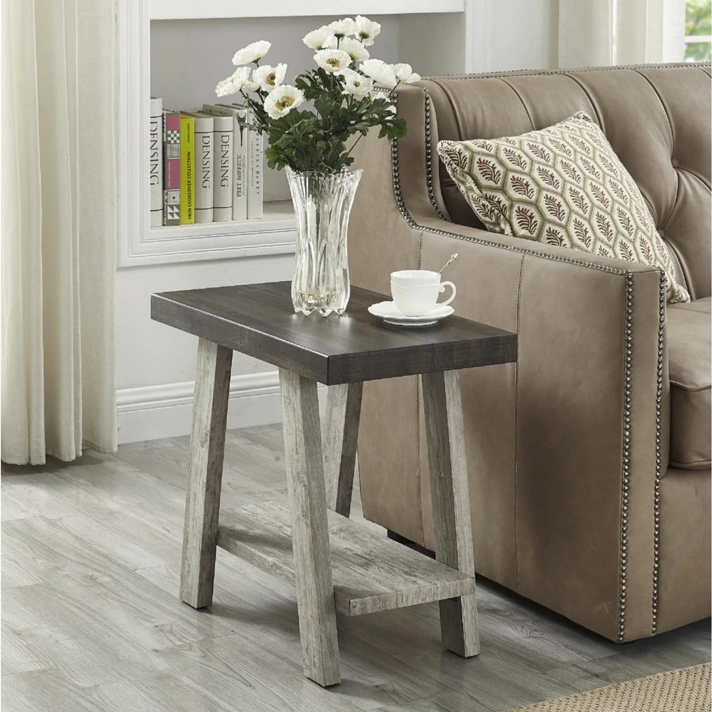 Wood Shelf End Table S30496