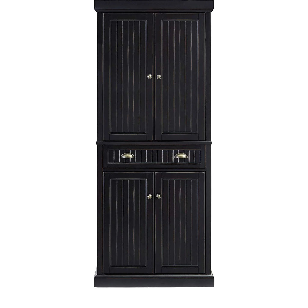 Distressed White Pantry X372