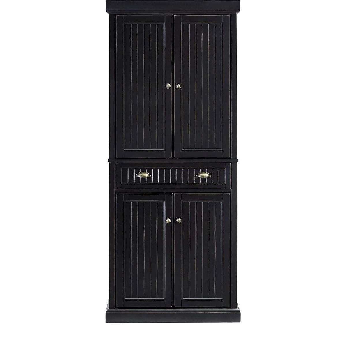 Distressed White Pantry X372