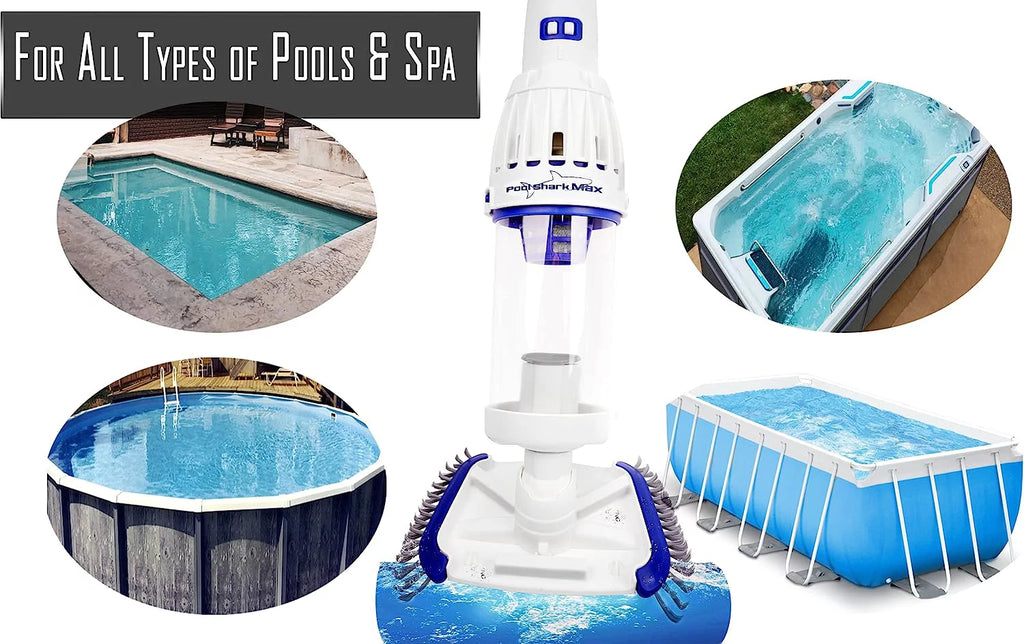 Cordless Rechargeable Pool Vacuum with Roller and Brushes U8147