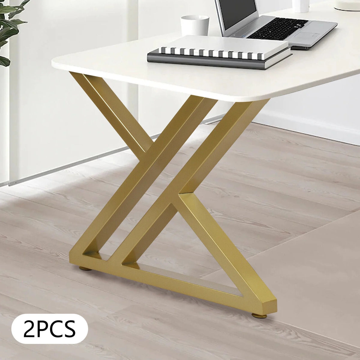 16" Metal Table Legs Set of 2 B20738