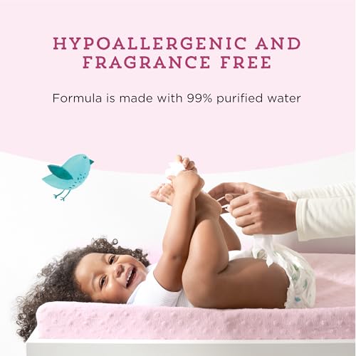 99% Water Based Baby Wipes, Hypoallergenic, Fragrance Free, 432 Count F227