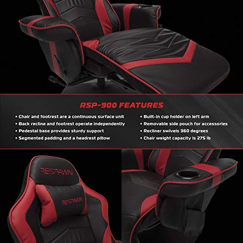 Gray Racing Style Gaming Recliner I894