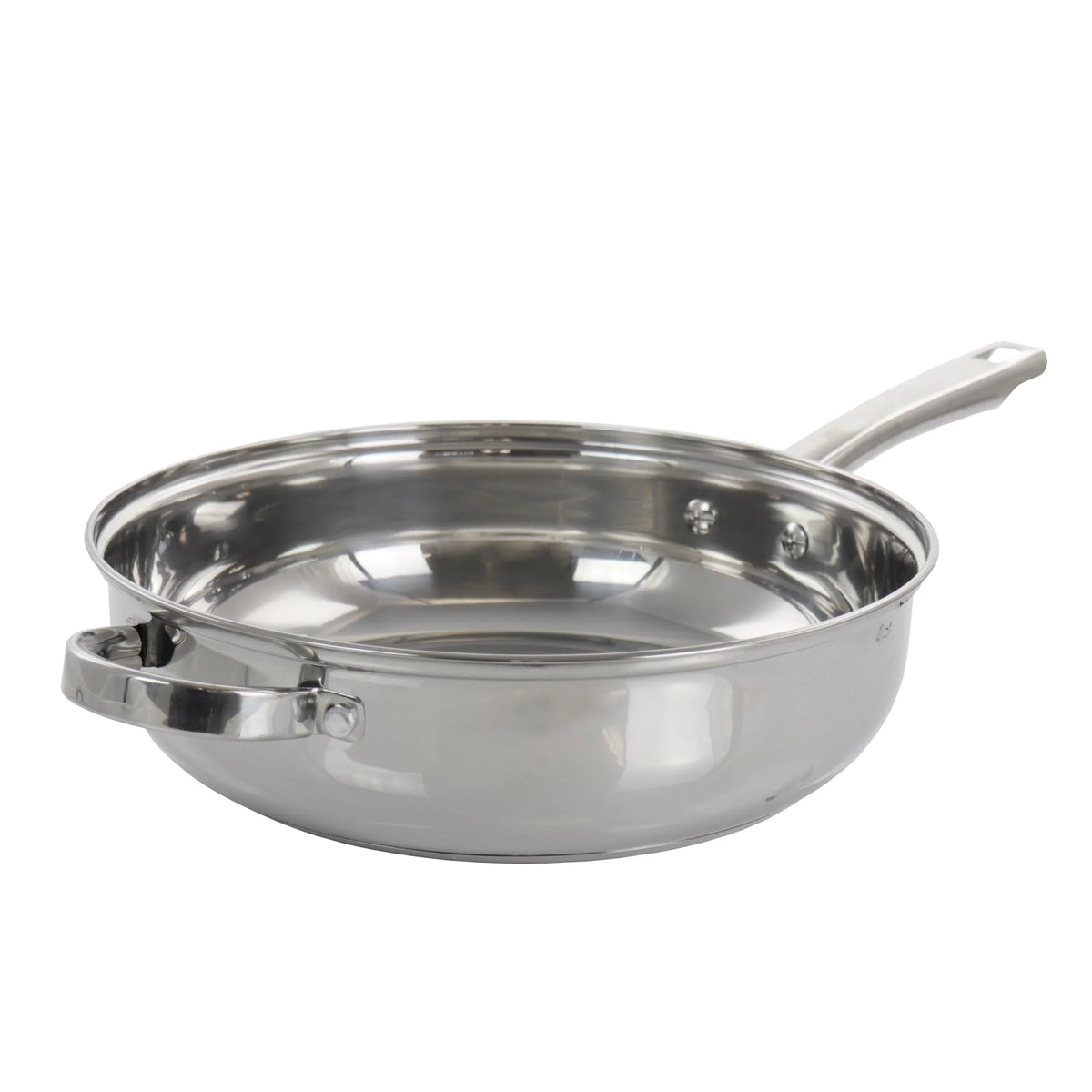 3 Piece 4 Quart Stainless Steel Saute Pan with Lid F423