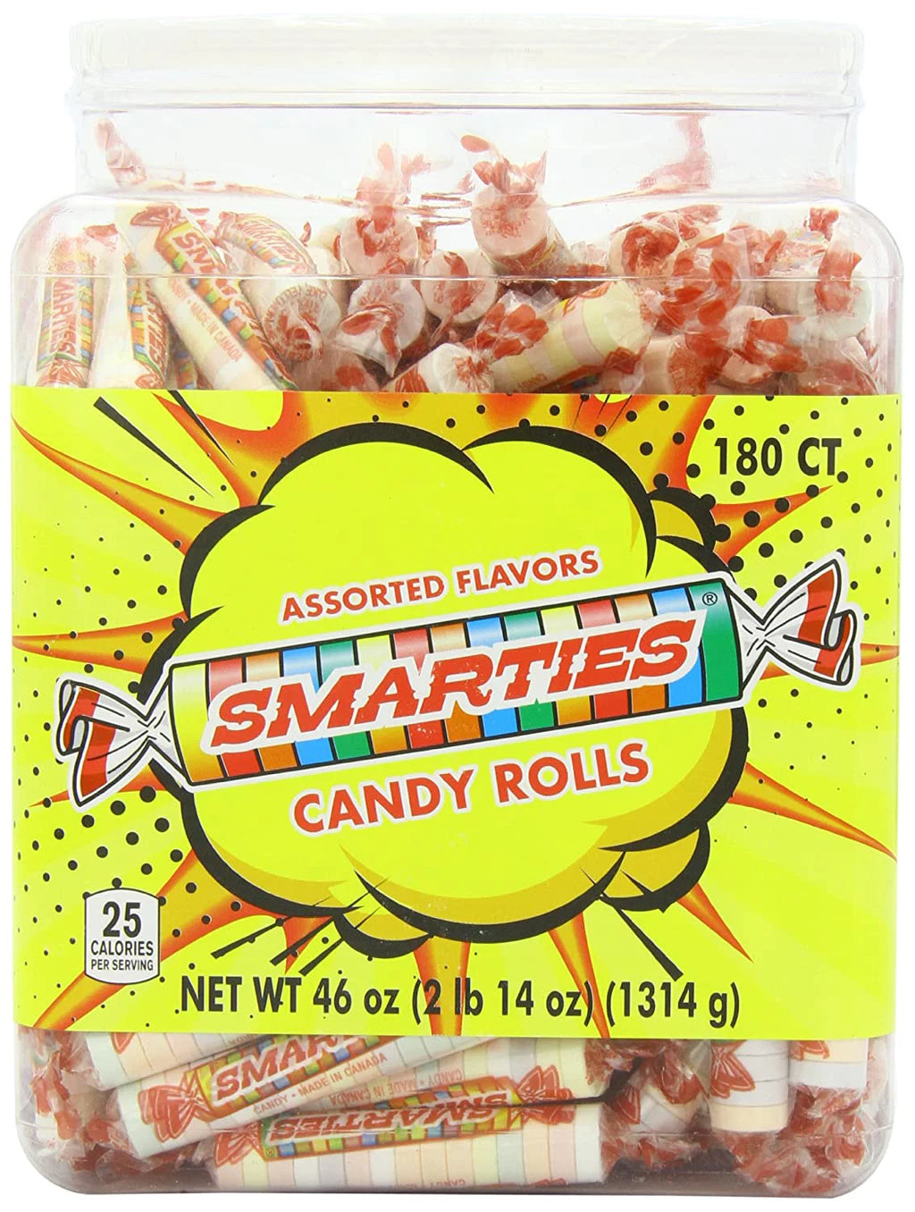 Smarties Candy Rolls 180 Count N4368