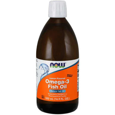 Omega-3 Fish Oil Liquid Lemon flavor 16.9 oz H821