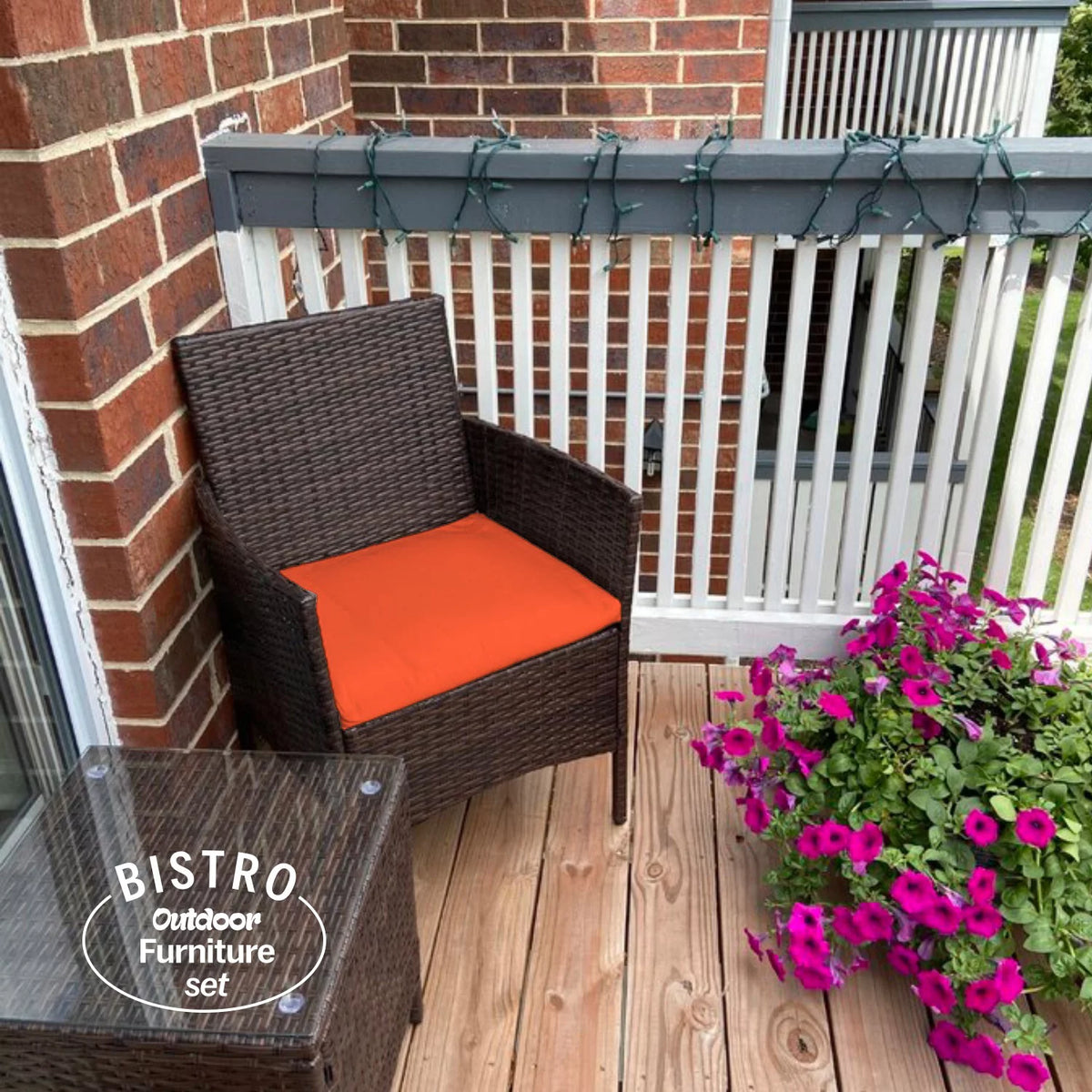 3 Piece Rattan Outdoor Furniture Set M11613