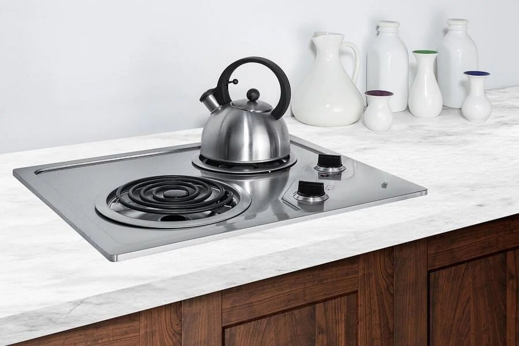 21" Wide 1800 Watt Built-In Electric Cooktop - Stainless Y9165