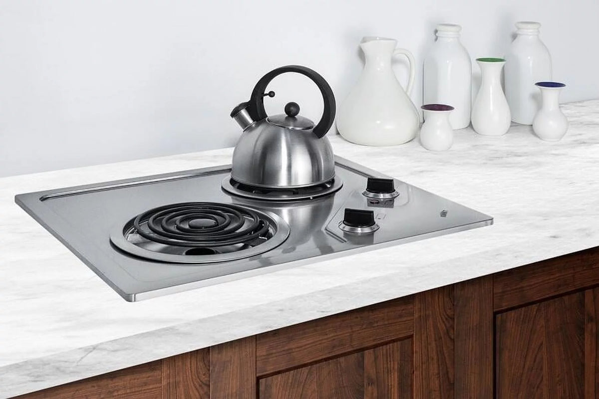 21" Wide 1800 Watt Built-In Electric Cooktop - Stainless Y9165