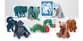 Set Of 5 Plush & Book 12” Stuffed W5968