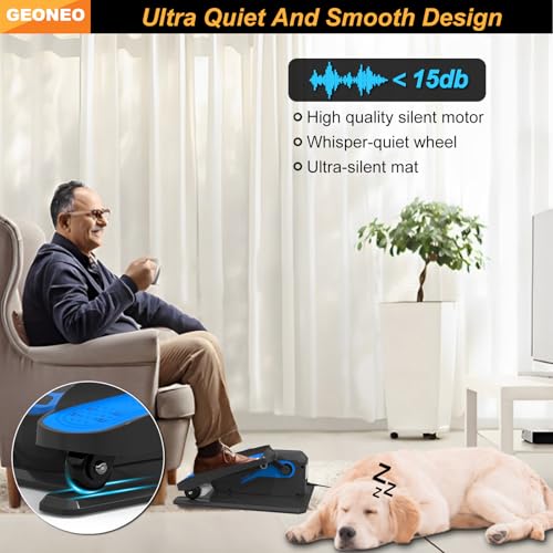 Quiet Compact Electric Under Desk Elliptical Machine with Monitor P4861