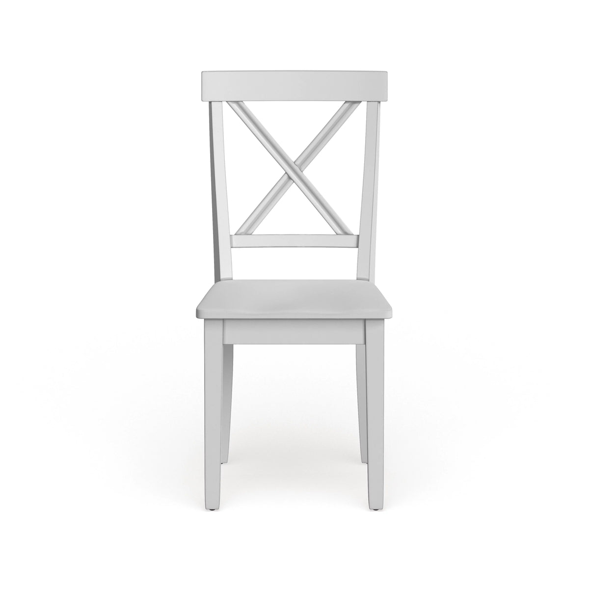 White Wood Dining Chairs Set of 2 T9988