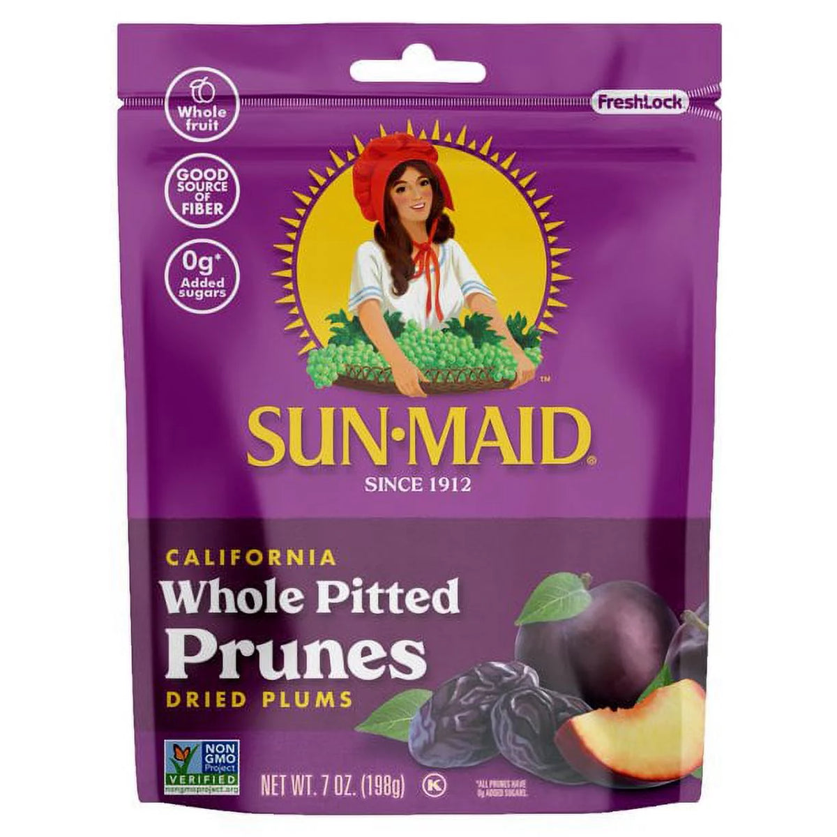 California Whole Pitted Prunes 7 oz Pack of 4 R281468