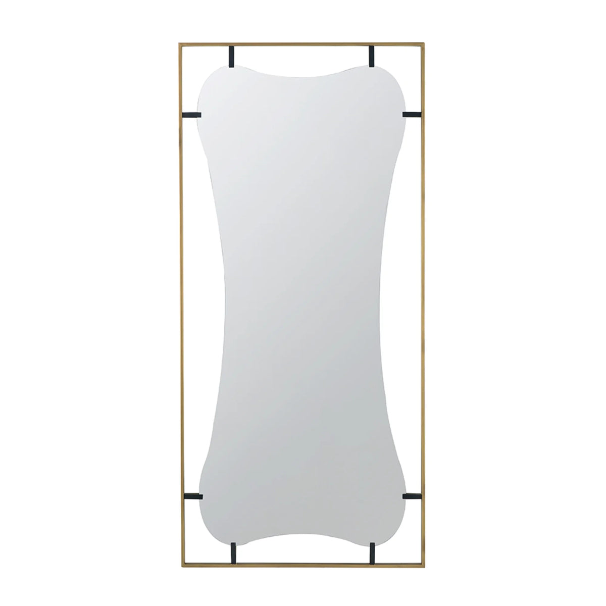 Gold Wall Mirror with Metal Frame L527236