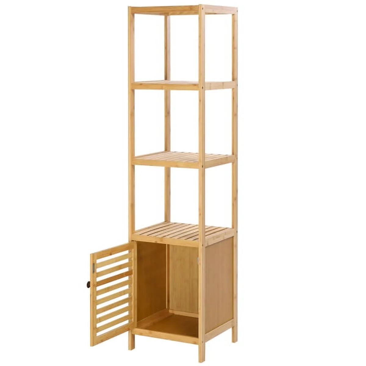 Bamboo 5 Tier Bathroom Storage Shelf G6605