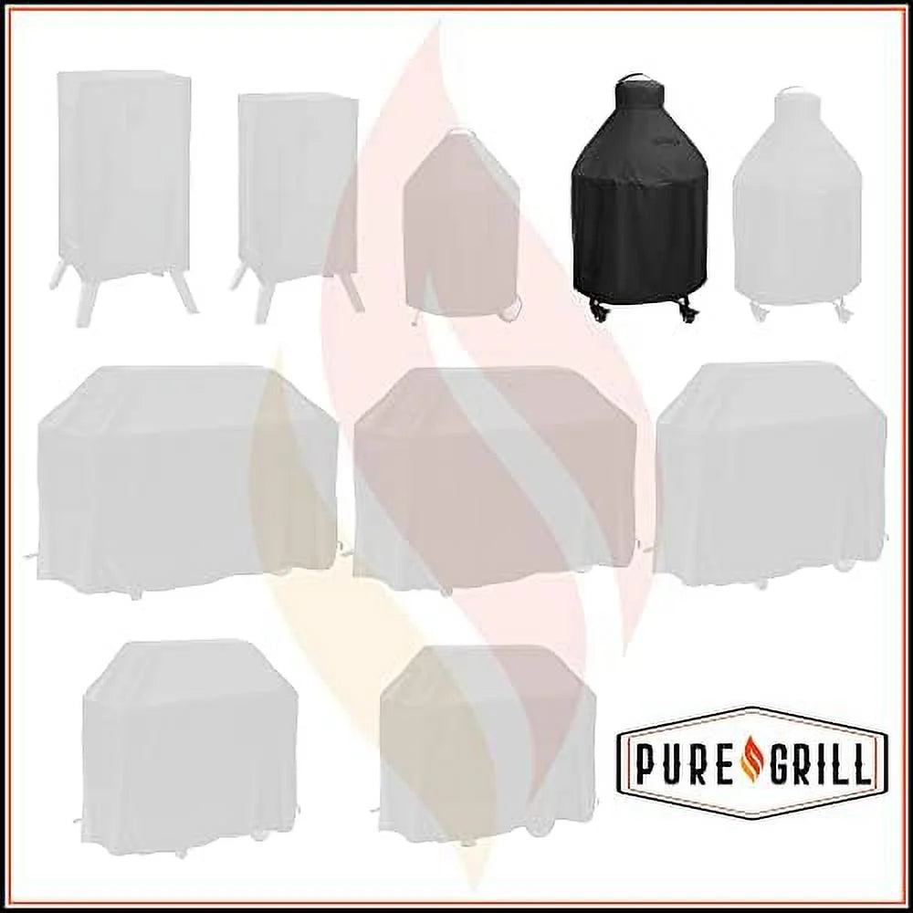 Ceramic Grill Cover, Universal Fit, Heavy-Duty Waterproof Fade Resistant Fabric B628064