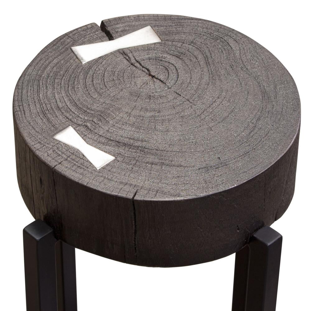 Espresso Accent Table with Mango Wood Top I66992