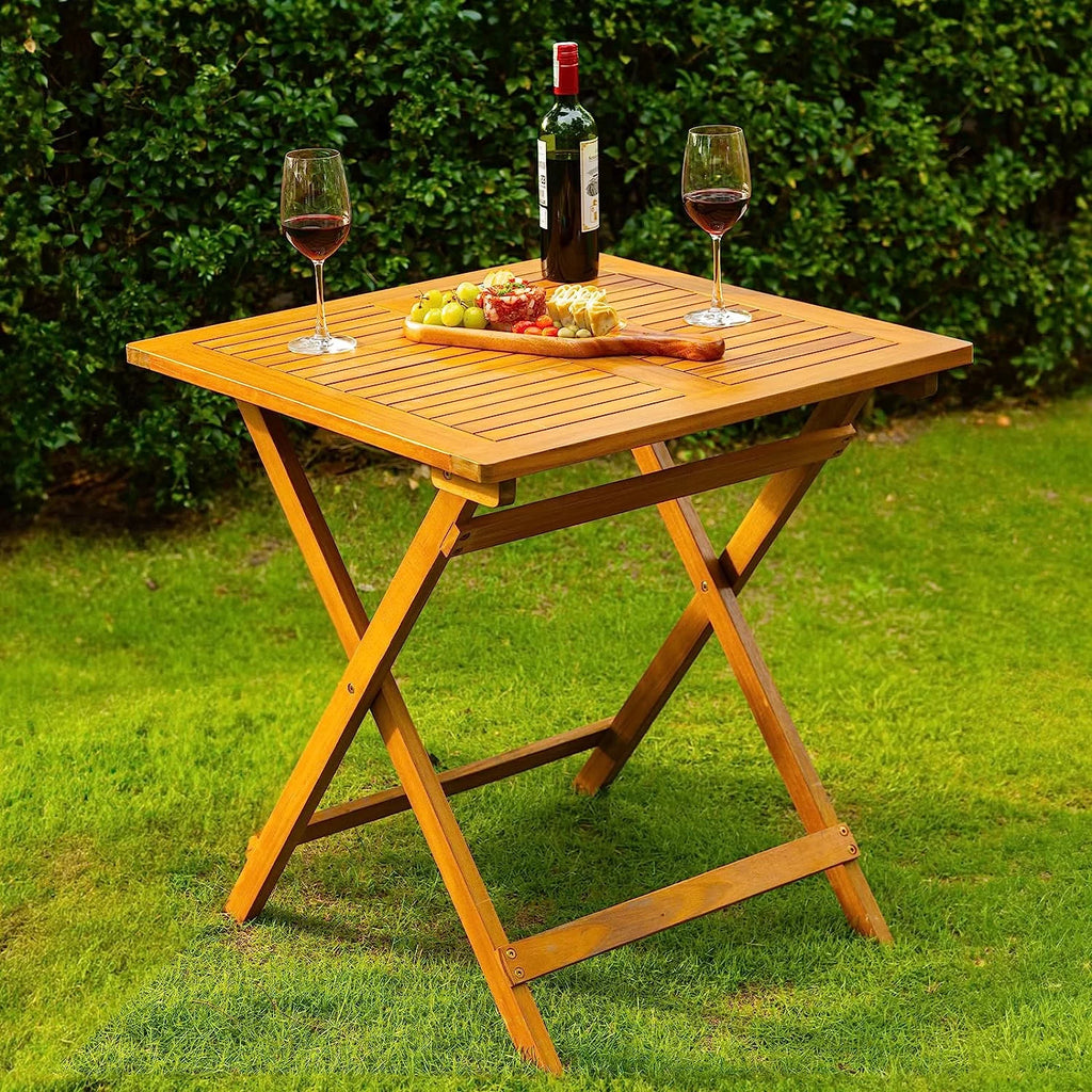 Acacia Wooden Folding Bistro Table G7474