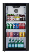 Glass Door Display Refrigerator 3.1 cu ft Black F555