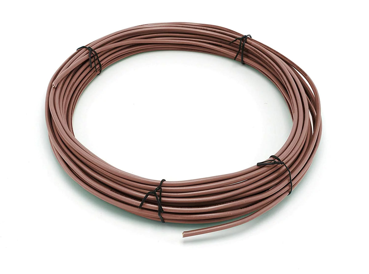 150 Feet Insulated Solid Copper THHN THWN Wire 14 AWG Brown B160529