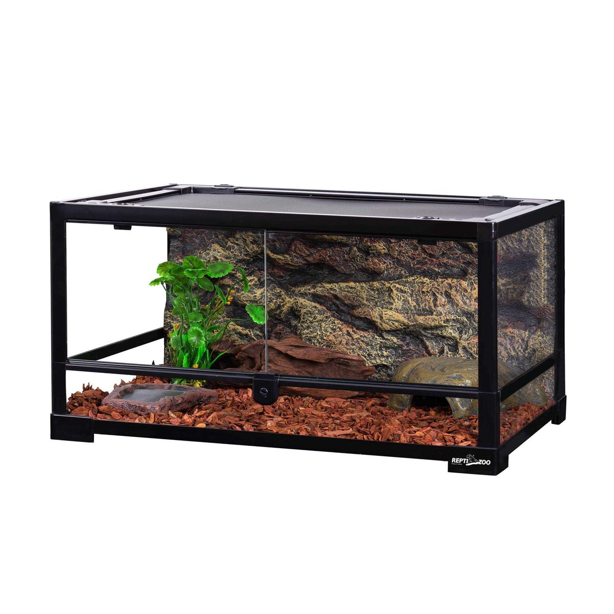 24 x 18 x 12.6 in. Reptile Glass Terrarium with Double Hinge Door W6603