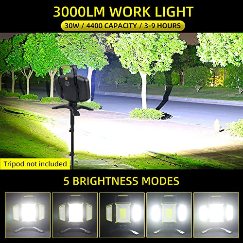 Portable LED Magnetic Work Light with 5 Light Modes B858