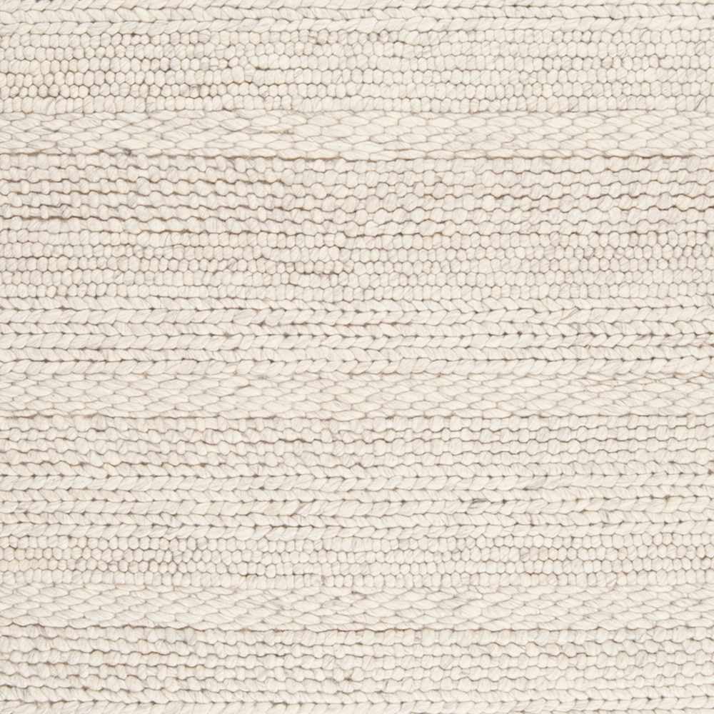 Ivory Charcoal Wool Area Rug 10' x 14' U66809