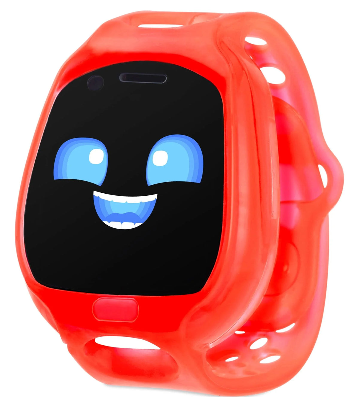 Red Smartwatch with 2 Cameras and Touch Screen F583