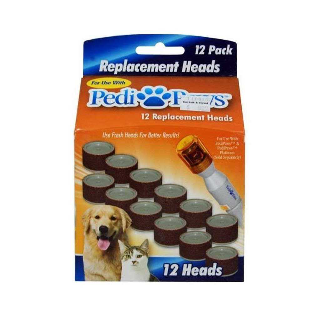Pedipaws Replacement Filing Heads 12 Replacement Heads O6339