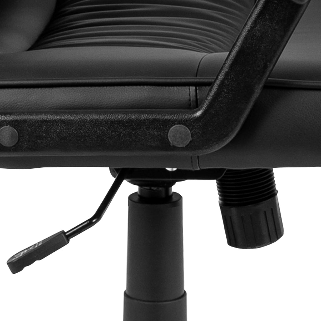Black High Back Task Office Chair with Arms Y525