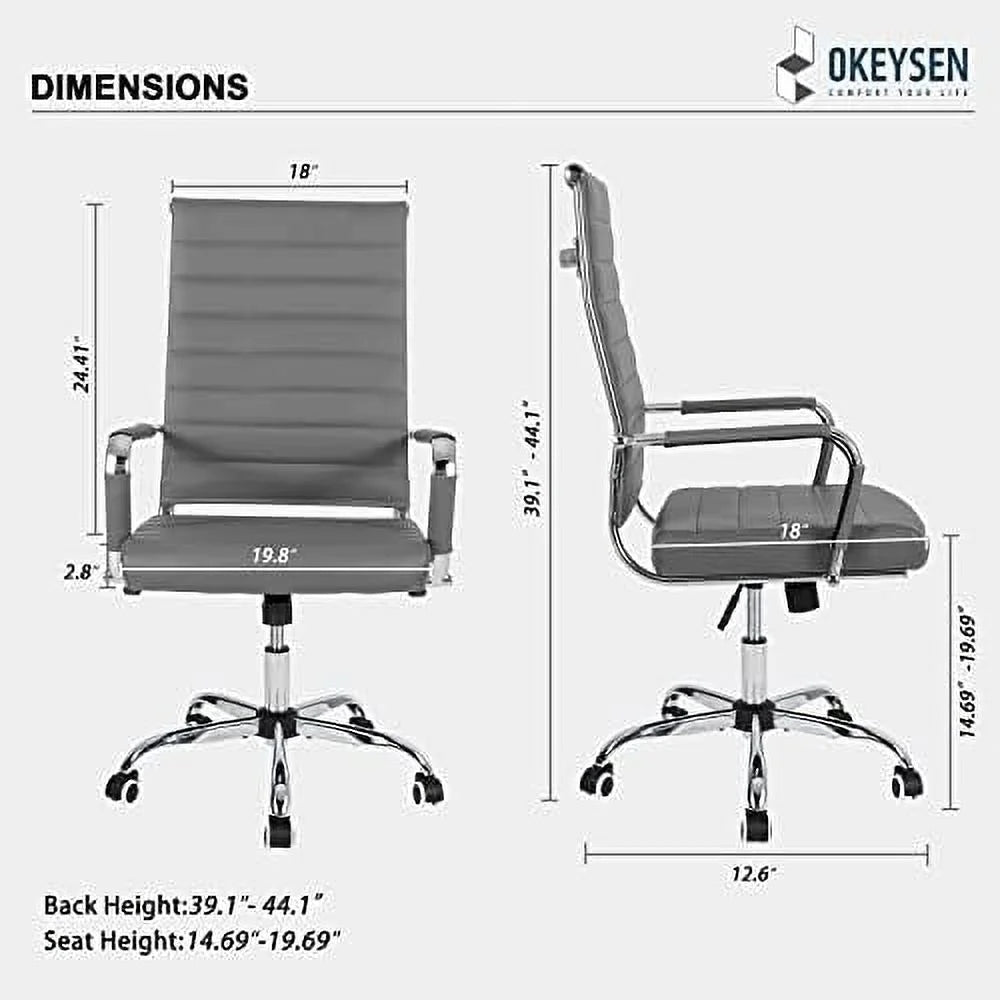 Ergonomic High Back PU Leather Office Chair V4837