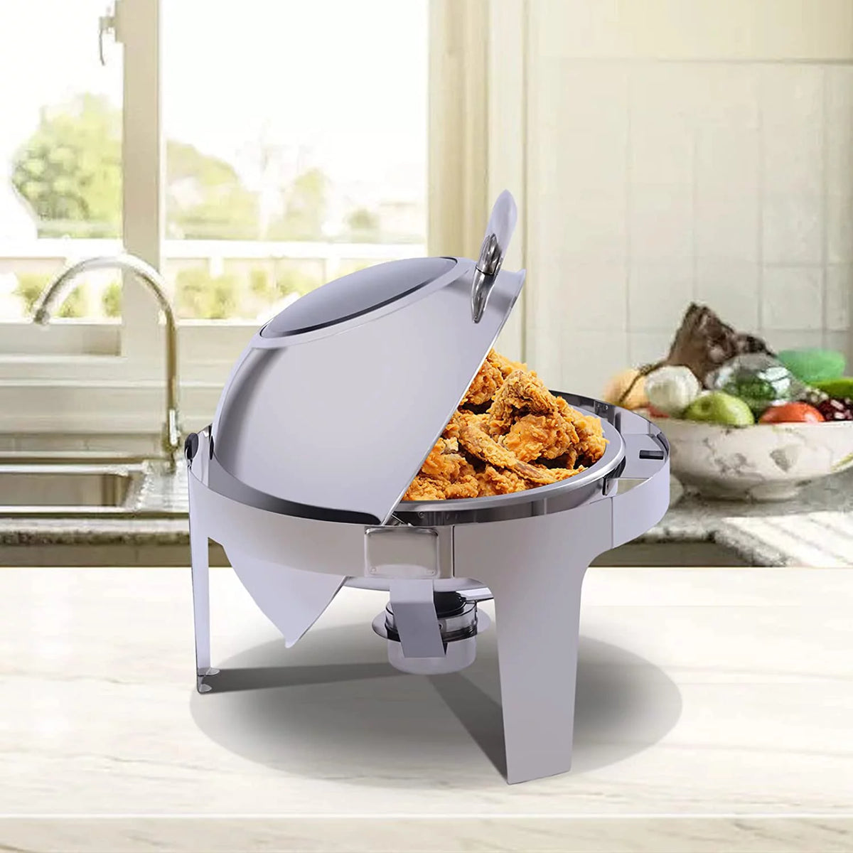 6L Stainless Steel Chafing Dish Set Q366