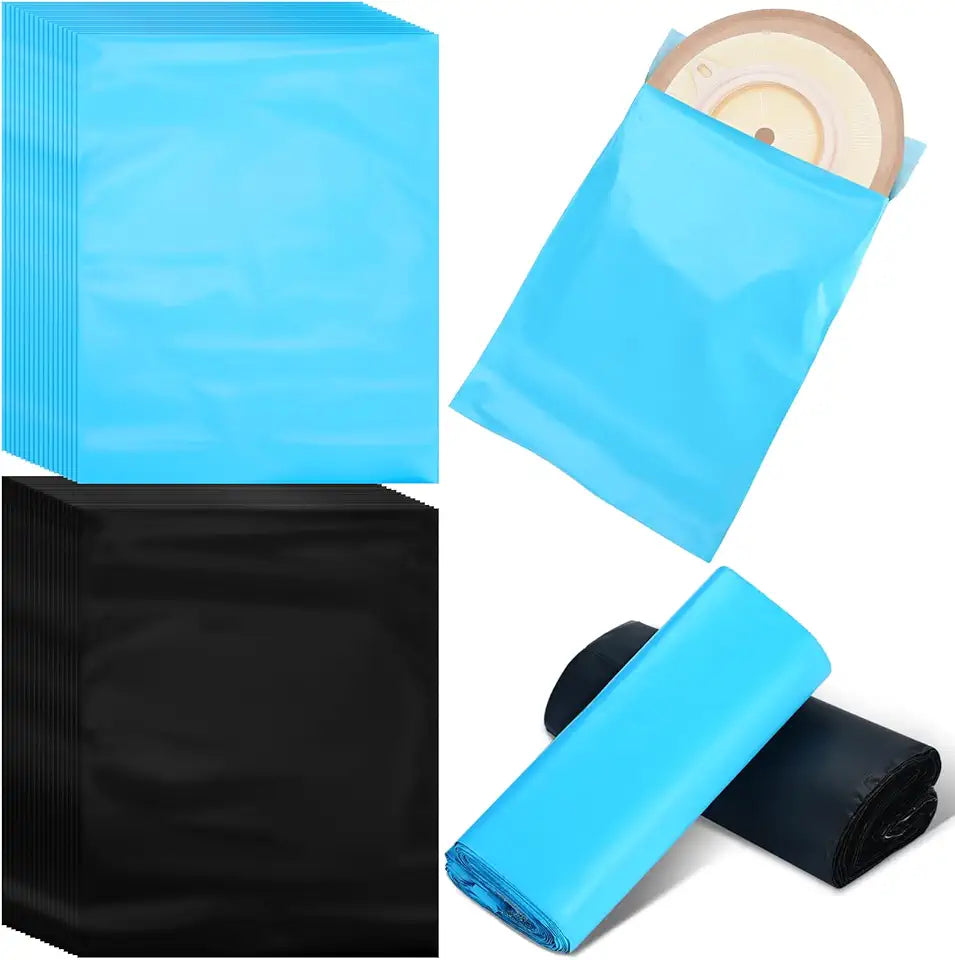 200 Pcs 8 x 12 Inch Ostomy Pouch Disposable Bag W84491