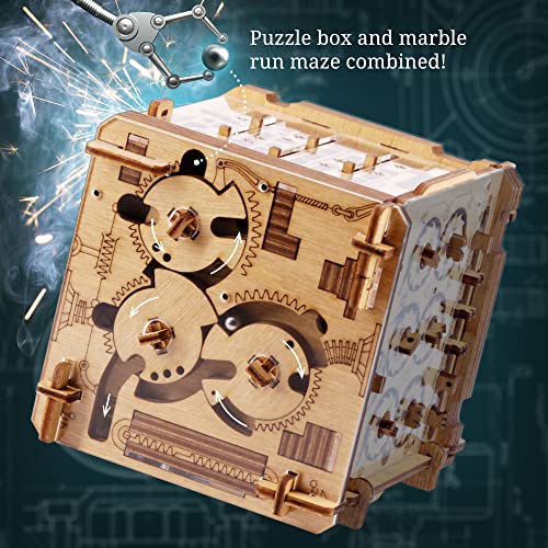 Wooden Escape Room Puzzle Box S4984