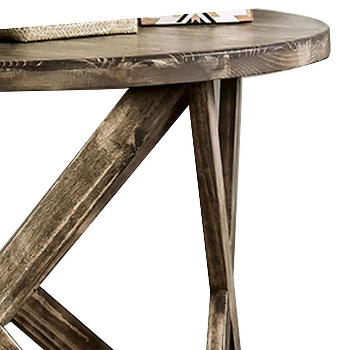 47 Inch Round Console Table C763