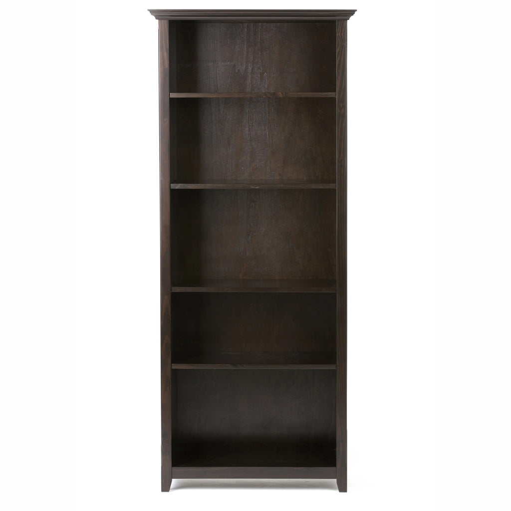 Solid Wood 5-shelf Bookcase H633