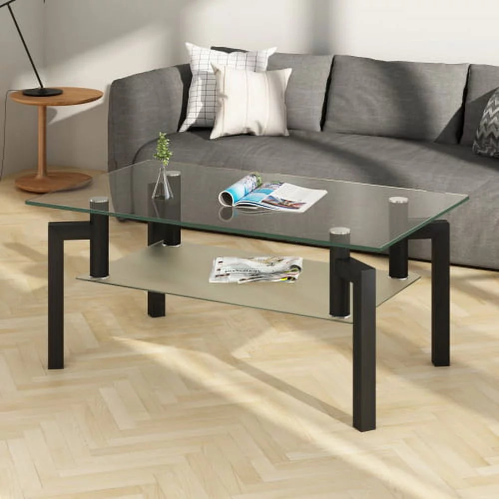 Black Glass Coffee Table X45189