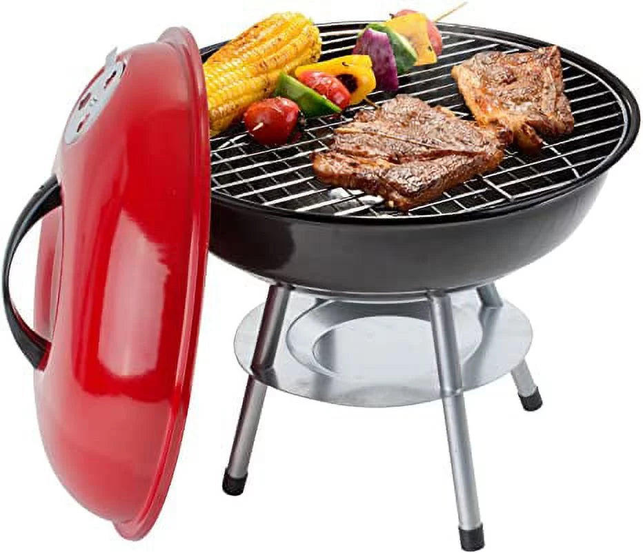 Charcoal BBQ Grill Round with Legs N391