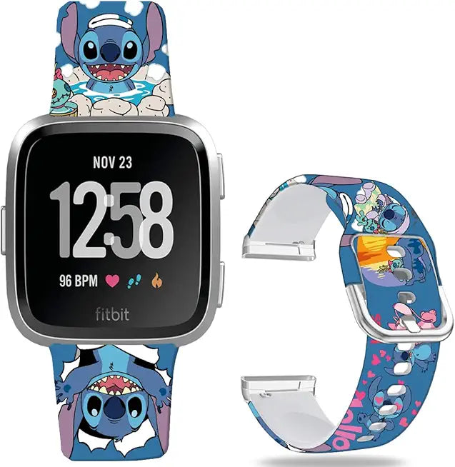 Pink Silicone Couple Bands Compatible With Fitbit Versa 2/Lite/SE U29909