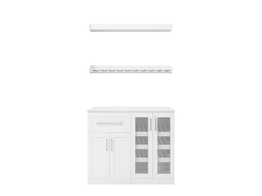 5 Piece Wine and Bar Cabinet Set W112