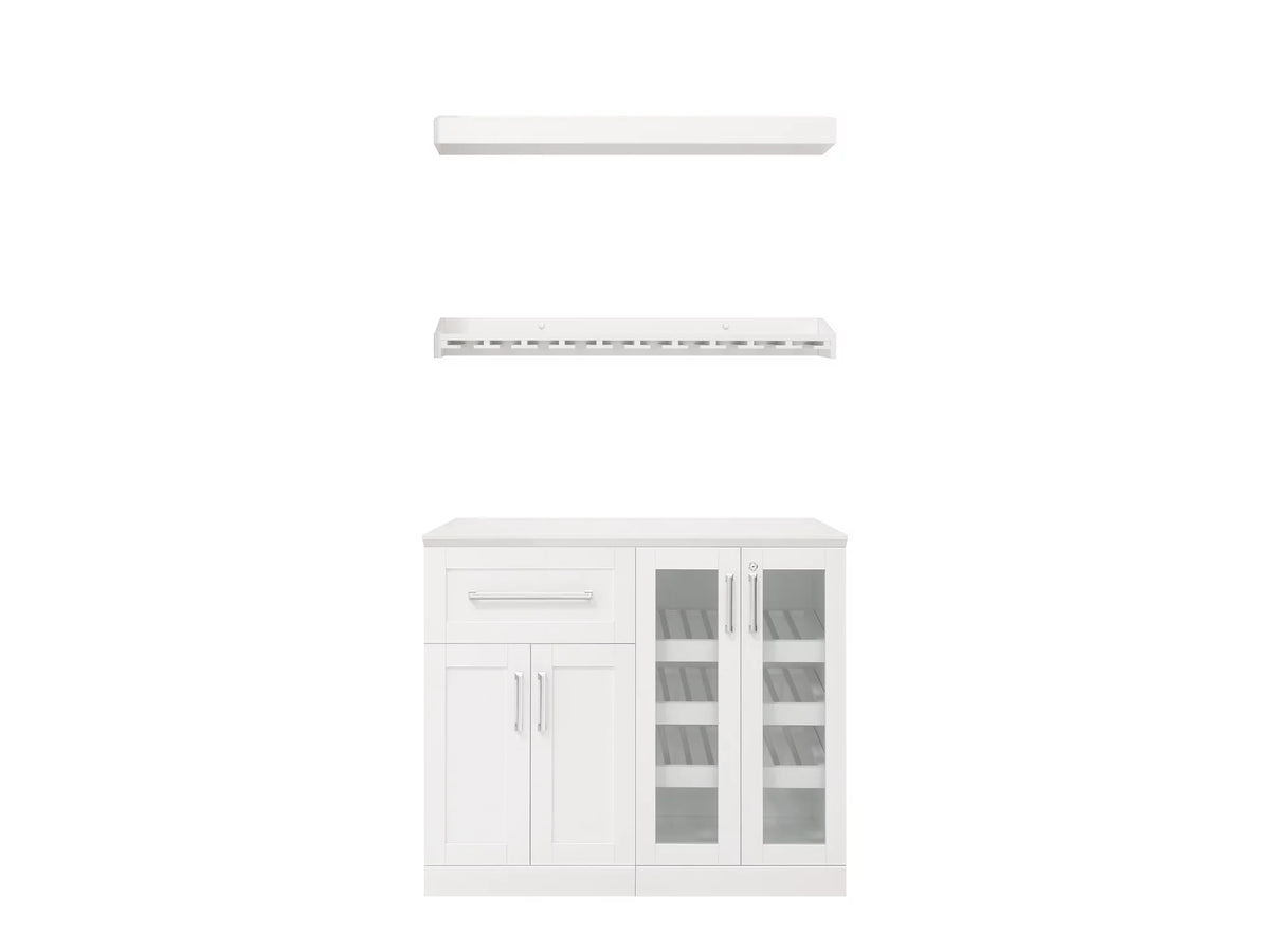 5 Piece Wine and Bar Cabinet Set W112
