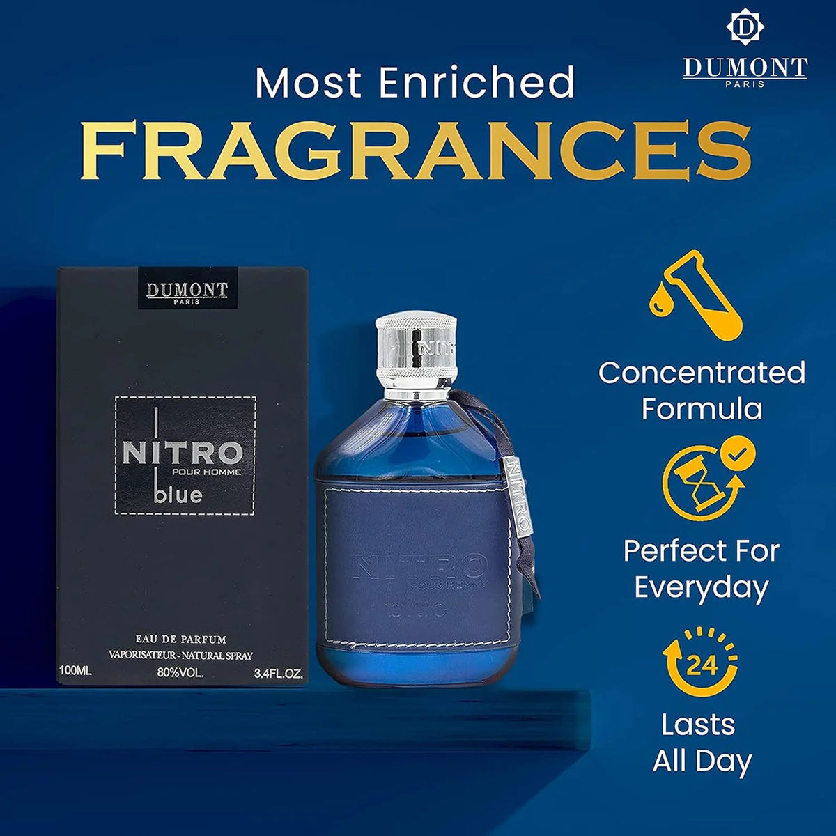 3.4oz Eau De Parfum Men's Cologne I887905