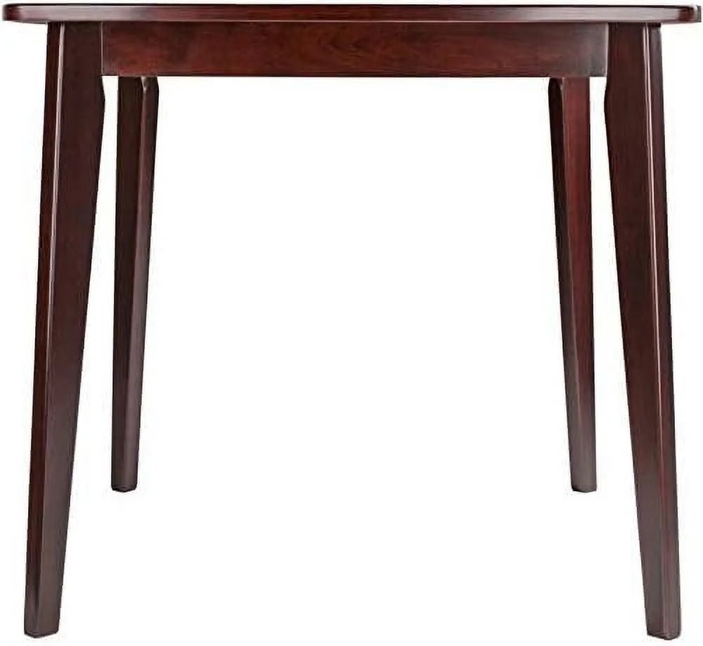 34" Square Solid Wood Dining Table in Walnut K752