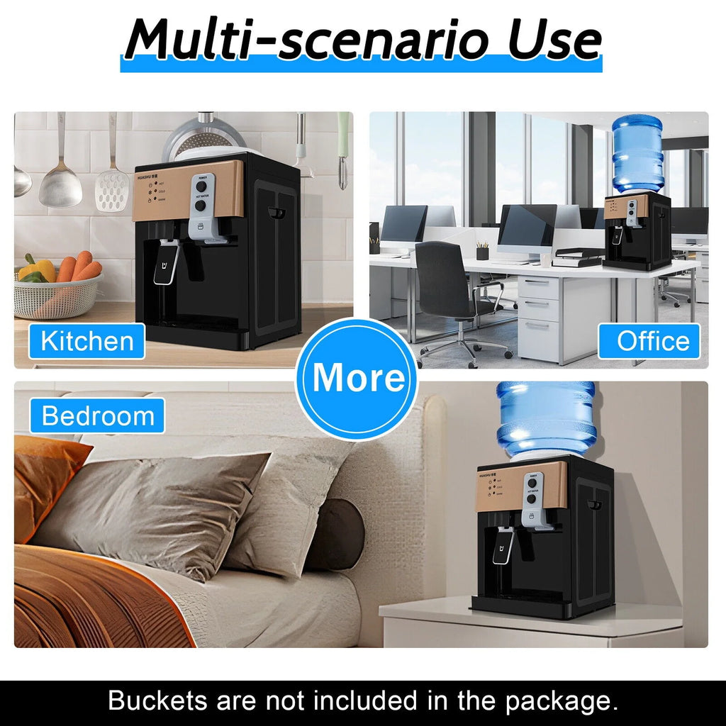 Black Electric Hot Cold Water Dispenser Y2193